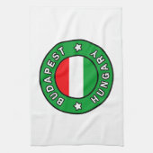 Budapest Ungarn Geschirrtuch (Vertikal)