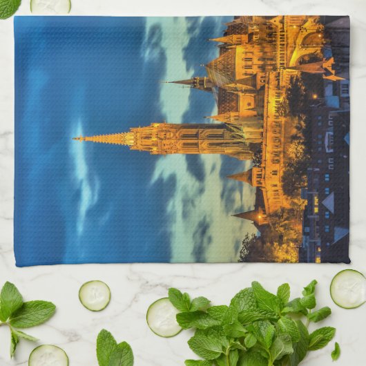 Budapest, Ungarn Geschirrtuch (Gefaltet)