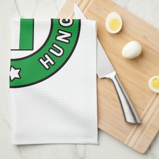 Budapest Ungarn Geschirrtuch (Viertel Falte)