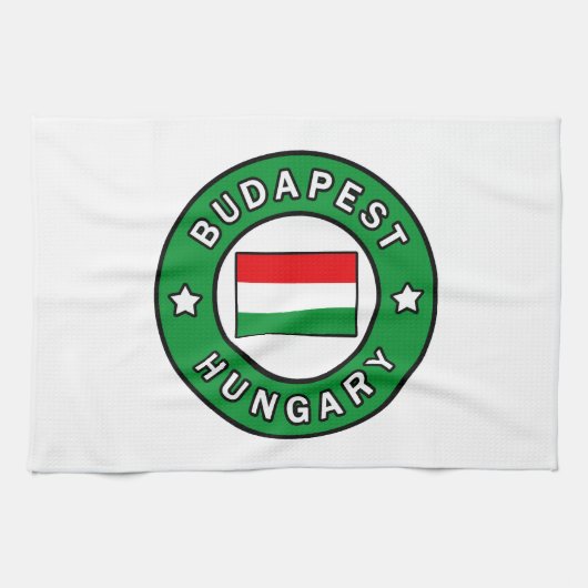 Budapest Ungarn Geschirrtuch (Horizontal)