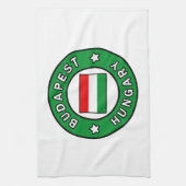 Budapest Ungarn Geschirrtuch (Vertikal)