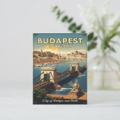 Budapest, Ungarn in den 1960er Jahren Reisen in di Postkarte (Stehend Vorderseite)
