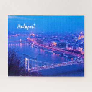 Budapest Ungarn in der Nacht Puzzle