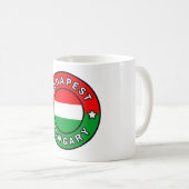 Budapest Ungarn Kaffeetasse (VorderseiteRechts)