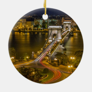 Budapest, Ungarn Keramik Ornament