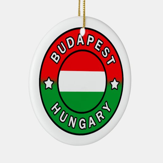 Budapest Ungarn Keramik Ornament (Rechts)