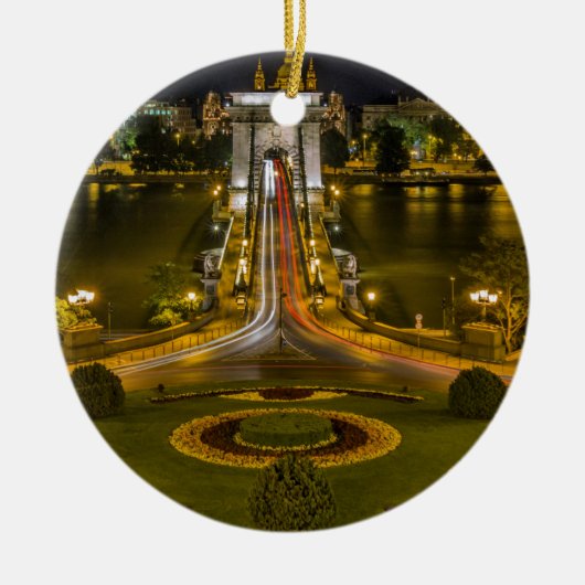 Budapest, Ungarn Keramik Ornament (Vorne)