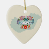 Budapest, Ungarn Keramik Ornament (Rechts)