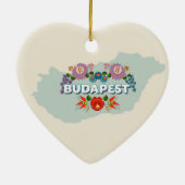 Budapest, Ungarn Keramik Ornament (Hinten)