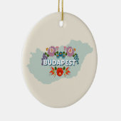 Budapest, Ungarn Keramik Ornament (Rechts)