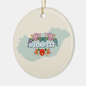 Budapest, Ungarn Keramik Ornament (Links)