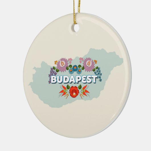 Budapest, Ungarn Keramik Ornament (Links)