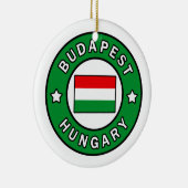 Budapest Ungarn Keramik Ornament (Rechts)