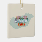 Budapest, Ungarn Keramikornament (Rechts)