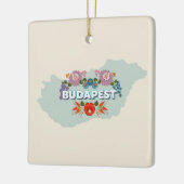 Budapest, Ungarn Keramikornament (Links)