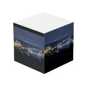 Budapest Ungarn Landschaftlich Souvenir Note Cube  Würfel (Rückseite Schrägansicht)