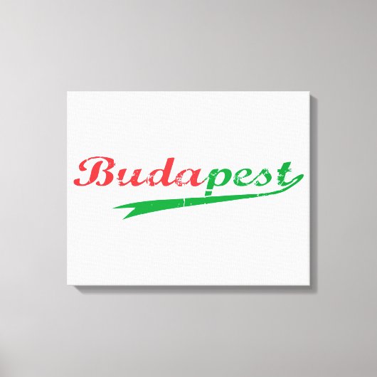 BUDAPEST, Ungarn, Magyar, Budapest Poster Leinwanddruck (Vorderseite)