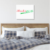 BUDAPEST, Ungarn, Magyar, Budapest Poster Leinwanddruck (Insitu (Schlafzimmer))
