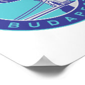 Budapest, Ungarn, Magyar, Donau Poster (Ecke)