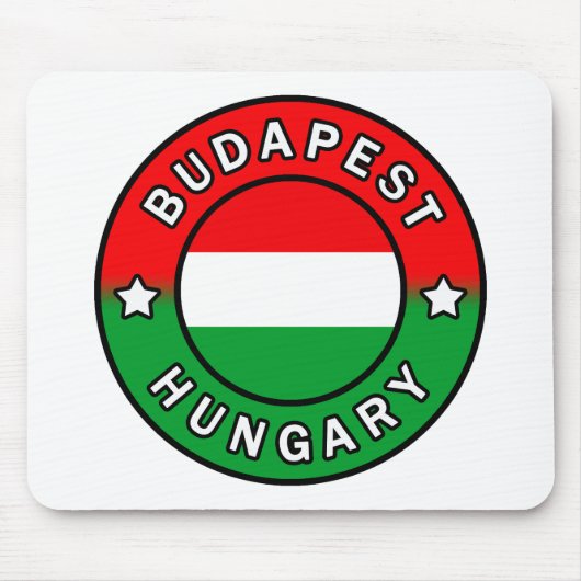Budapest Ungarn Mousepad (Vorne)