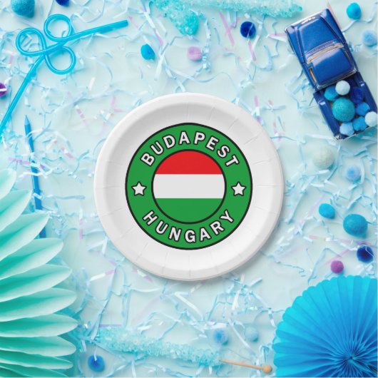 Budapest Ungarn Pappteller (Party)