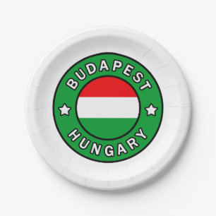 Budapest Ungarn Pappteller