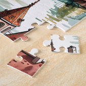 Budapest Ungarn Parlament Donau Skyline Puzzle (Seite)