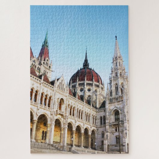 Budapest Ungarn Parlament Gebäude Reisen Foto Puzzle (Vertikal)