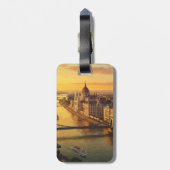 Budapest Ungarn Parlament Gebäude Reisen Gepäckanhänger (Rückseite vertikal)