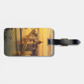 Budapest Ungarn Parlament Gebäude Reisen Gepäckanhänger (Rückseite horizontal)