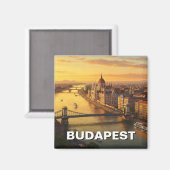 Budapest Ungarn Parlament Gebäude Reisen Magnet (Vorderseite/Rückseite)