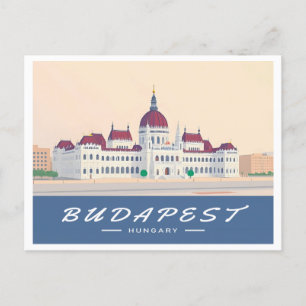 Budapest Ungarn Parlament Gebäude Reisen Postkarte