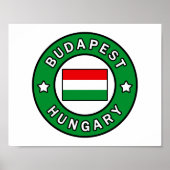 Budapest Ungarn Poster (Vorne)