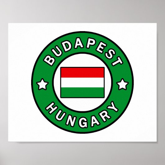 Budapest Ungarn Poster (Vorne)
