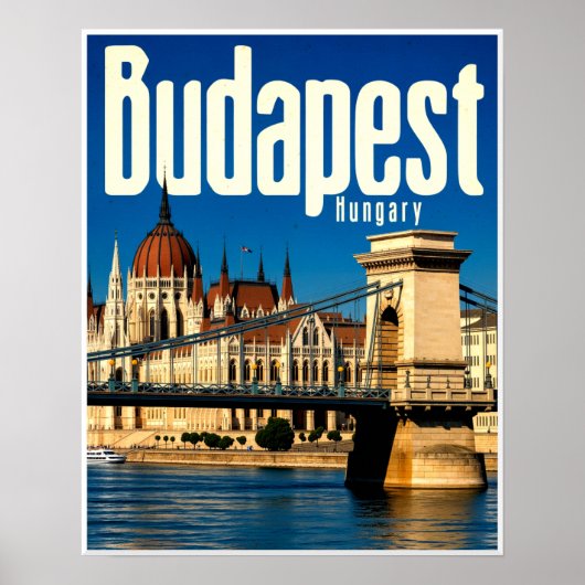 Budapest, Ungarn Poster  (Vorne)