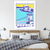 Budapest, Ungarn, Poster Leinwanddruck (Insitu (Schlafzimmer))