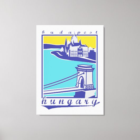 Budapest, Ungarn, Poster Leinwanddruck (Vorderseite)