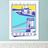 Budapest, Ungarn, Poster Leinwanddruck (Insitu (Holzboden))