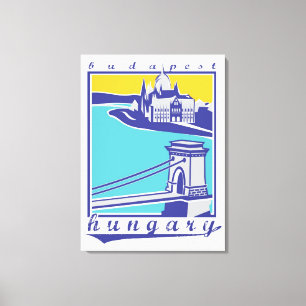 Budapest, Ungarn, Poster Leinwanddruck