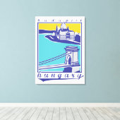 Budapest, Ungarn, Poster Leinwanddruck (Insitu (Holzboden))