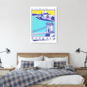 Budapest, Ungarn, Poster Leinwanddruck (Insitu (Schlafzimmer))