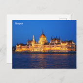 Budapest Ungarn Postkarte (Vorne/Hinten)