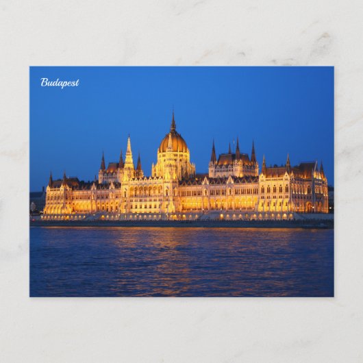 Budapest Ungarn Postkarte (Vorderseite)