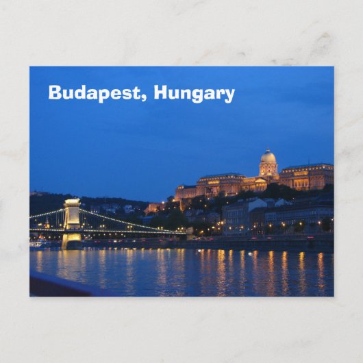 Budapest, Ungarn Postkarte (Vorderseite)