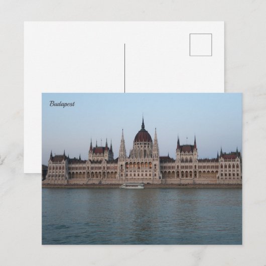 Budapest Ungarn Postkarte (Vorne/Hinten)