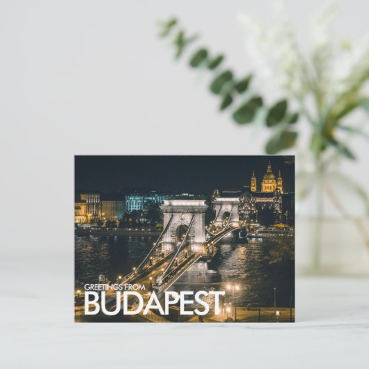 Budapest, Ungarn Postkarte (Stehend Vorderseite)