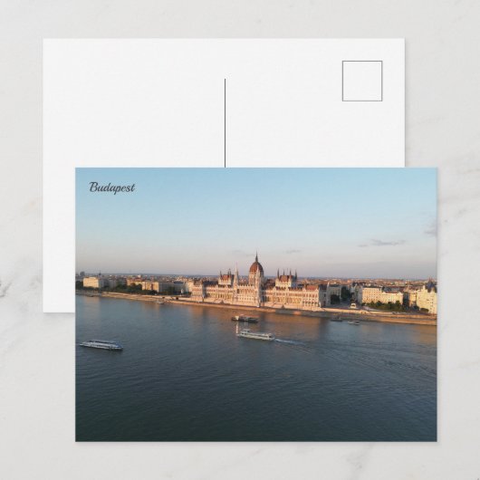 Budapest Ungarn Postkarte (Vorne/Hinten)