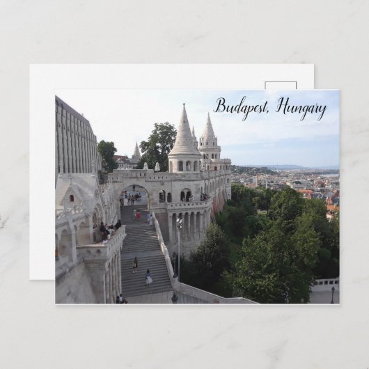 Budapest, Ungarn Postkarte (Vorne/Hinten)