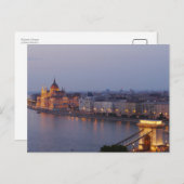 Budapest, Ungarn Postkarte (Vorne/Hinten)