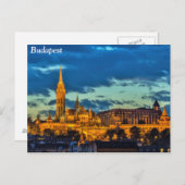 Budapest, Ungarn Postkarte (Vorne/Hinten)
